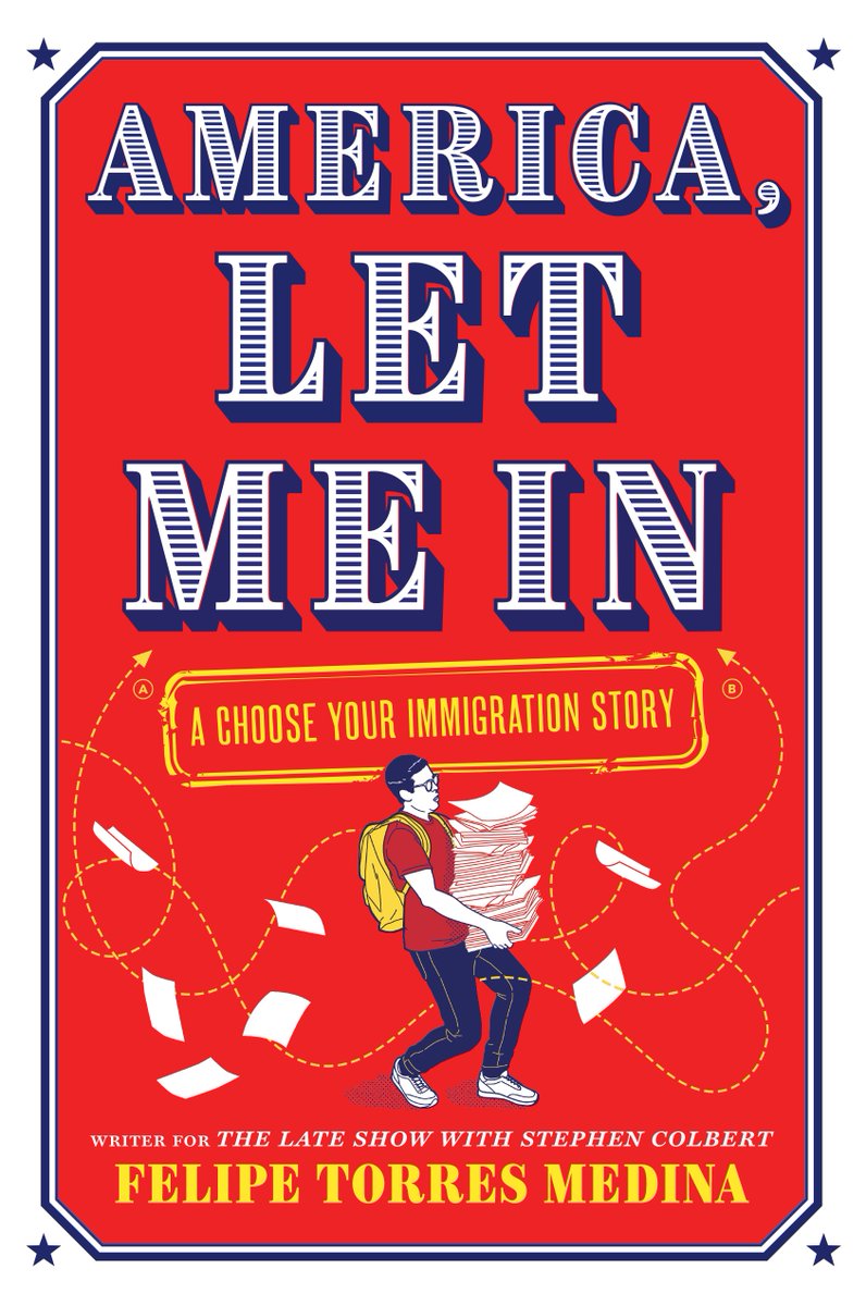 ABRAMS Books (@abramsbooks) on Twitter photo Writer for <a href="/colbertlateshow/">The Late Show</a>, <a href="/felipetmedinaa/">Felipe Torres Medina</a>'s #AmericaLetMeIn is out now! A choose-your-own-adventure immigration story that manages to be laugh-out-loud funny without undermining an important topic. Buy it here: bit.ly/41nxm0G Writer for <a href="/colbertlateshow/">The Late Show</a>, <a href="/felipetmedinaa/">Felipe Torres Medina</a>'s #AmericaLetMeIn is out now! A choose-your-own-adventure immigration story that manages to be laugh-out-loud funny without undermining an important topic. Buy it here: bit.ly/41nxm0G