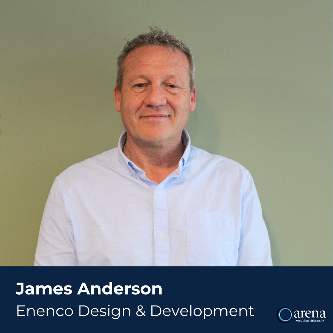 Meet James, Operational Director at Enenco Design &amp; Development!

James said: “I’ve had a great working relationship with Arena ever since it started out as a new venture. There’s been a mix of both challenges and opportunities and no two days are the same.