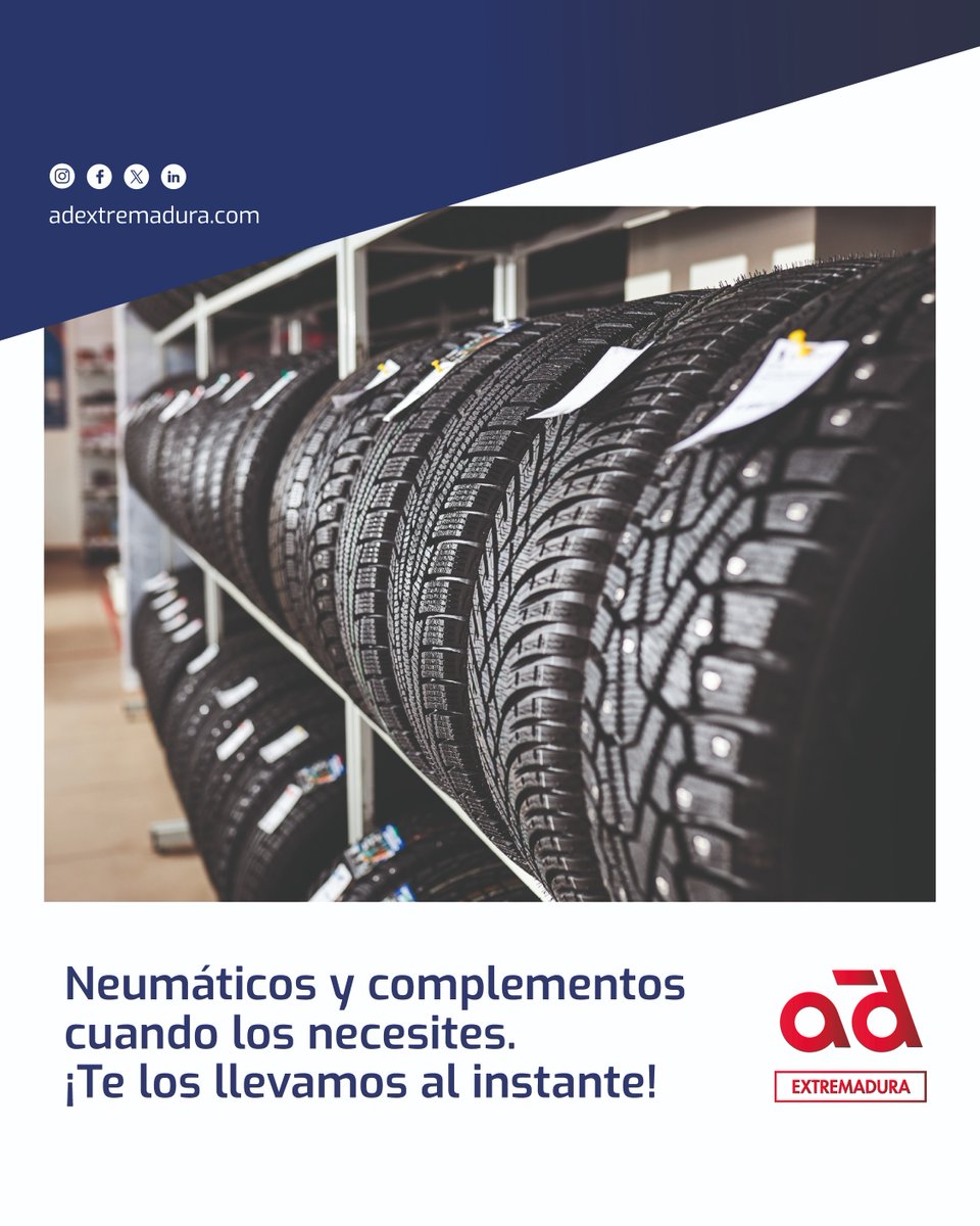 AD Extremadura (@ad_extremadura) on Twitter photo Estamos listos para seguir equipando tu vehรญculo con los mejores ๐ป๐ฒ๐๐บ๐ฎฬ๐๐ถ๐ฐ๐ผ๐ ๐ ๐ฐ๐ผ๐บ๐ฝ๐น๐ฒ๐บ๐ฒ๐ป๐๐ผ๐. ๐๐จโฃ
โฃ
๐ฆ ยฟLos necesitas? Te los llevamos cuando y donde los pidas, ยก๐ฎ๐น ๐ถ๐ป๐๐๐ฎ๐ป๐๐ฒ!โฃ
๐ฒ Solo dinos quรฉ necesitas y nos ponemos en marcha. Estamos listos para seguir equipando tu vehรญculo con los mejores ๐ป๐ฒ๐๐บ๐ฎฬ๐๐ถ๐ฐ๐ผ๐ ๐ ๐ฐ๐ผ๐บ๐ฝ๐น๐ฒ๐บ๐ฒ๐ป๐๐ผ๐. ๐๐จโฃ
โฃ
๐ฆ ยฟLos necesitas? Te los llevamos cuando y donde los pidas, ยก๐ฎ๐น ๐ถ๐ป๐๐๐ฎ๐ป๐๐ฒ!โฃ
๐ฒ Solo dinos quรฉ necesitas y nos ponemos en marcha.