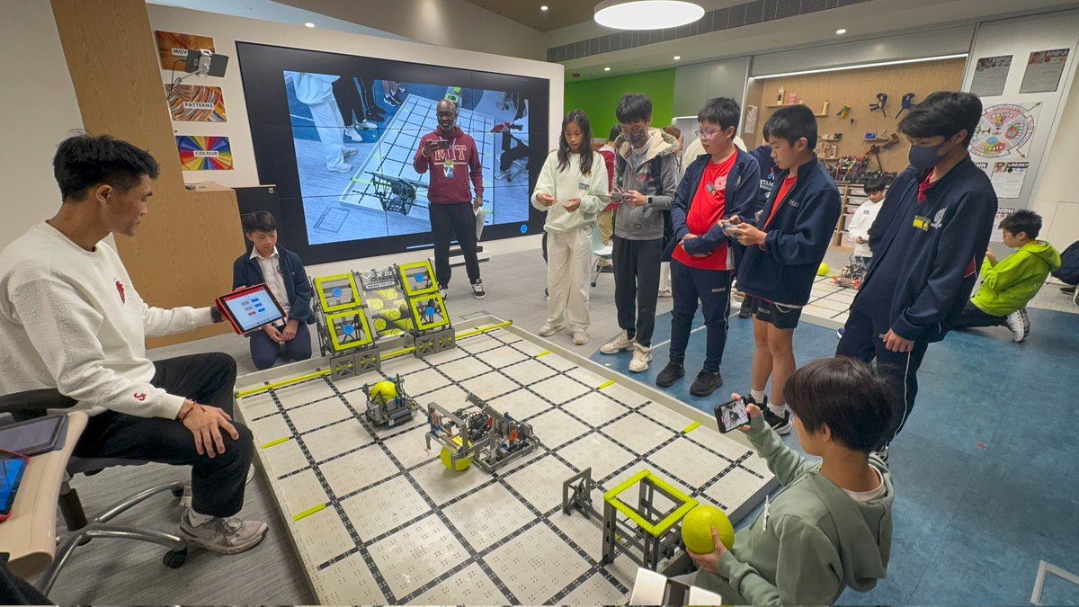 Zach Post (@zpostedu) on Twitter photo Congratulations to our MS Eagles Robotics team on finishing 3rd in the Greater Bay Area Robotics
Competition last week! <a href="/aishongkong/">American International School</a>
<a href="/asimpsonEDU/">Anita Simpson</a>
<a href="/DoctorBaumA/">Aaron N. Baumgartner</a>
<a href="/Meg_Rob22/">Meghan Robertson</a>
<a href="/hsp_andy/">AndyHSP</a>
<a href="/mkaurais/">Mandy Kaur</a>
#RedBrick125
#AISShareTheLove
<a href="/mrgreenatais/">Jeremy Green</a> Congratulations to our MS Eagles Robotics team on finishing 3rd in the Greater Bay Area Robotics
Competition last week! <a href="/aishongkong/">American International School</a>
<a href="/asimpsonEDU/">Anita Simpson</a>
<a href="/DoctorBaumA/">Aaron N. Baumgartner</a>
<a href="/Meg_Rob22/">Meghan Robertson</a>
<a href="/hsp_andy/">AndyHSP</a>
<a href="/mkaurais/">Mandy Kaur</a>
#RedBrick125
#AISShareTheLove
<a href="/mrgreenatais/">Jeremy Green</a>