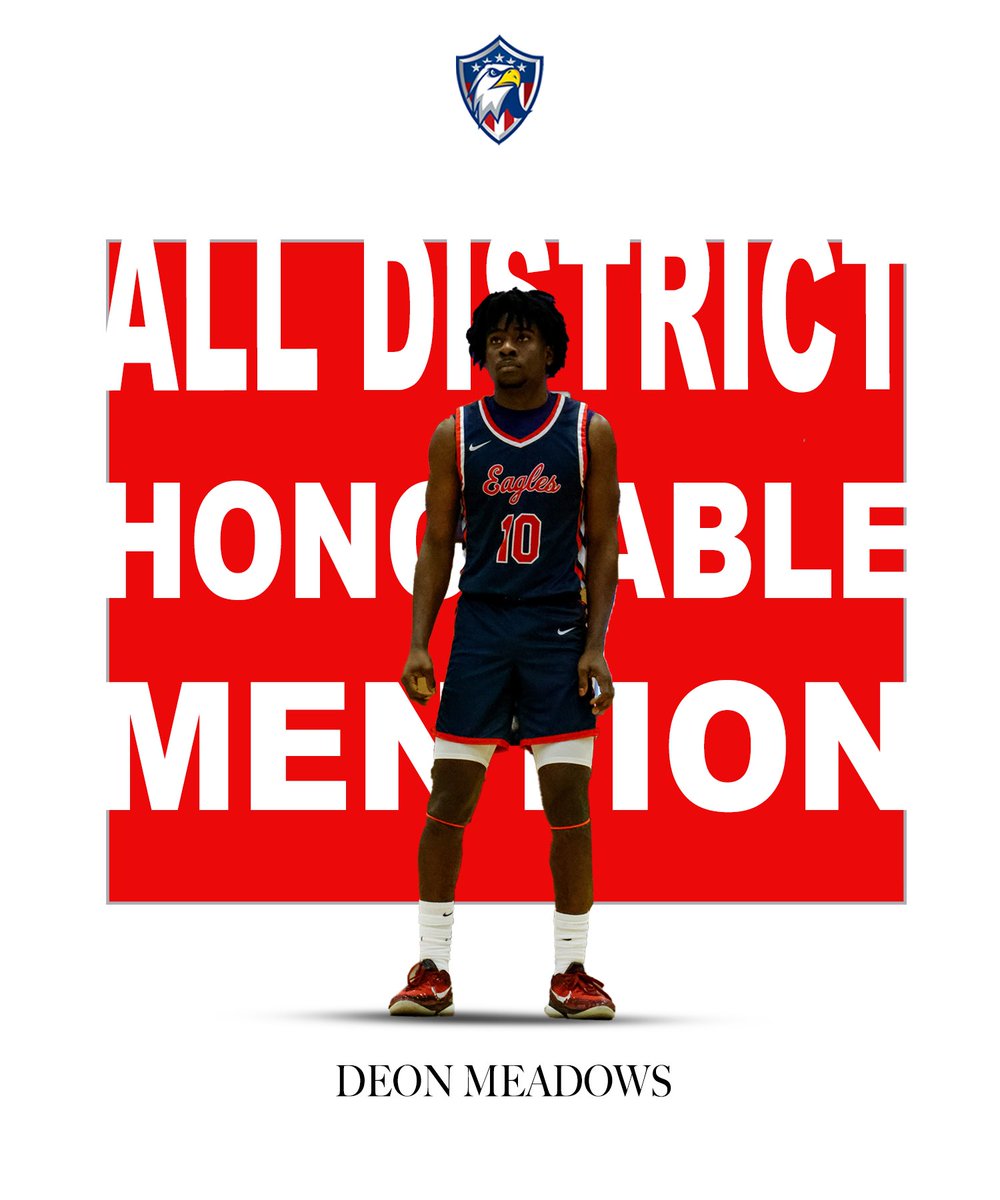 Congratulations to our very own <a href="/DeonMeadows0/">Deon</a> for being selected 29-5A Honorable Mention All-District.