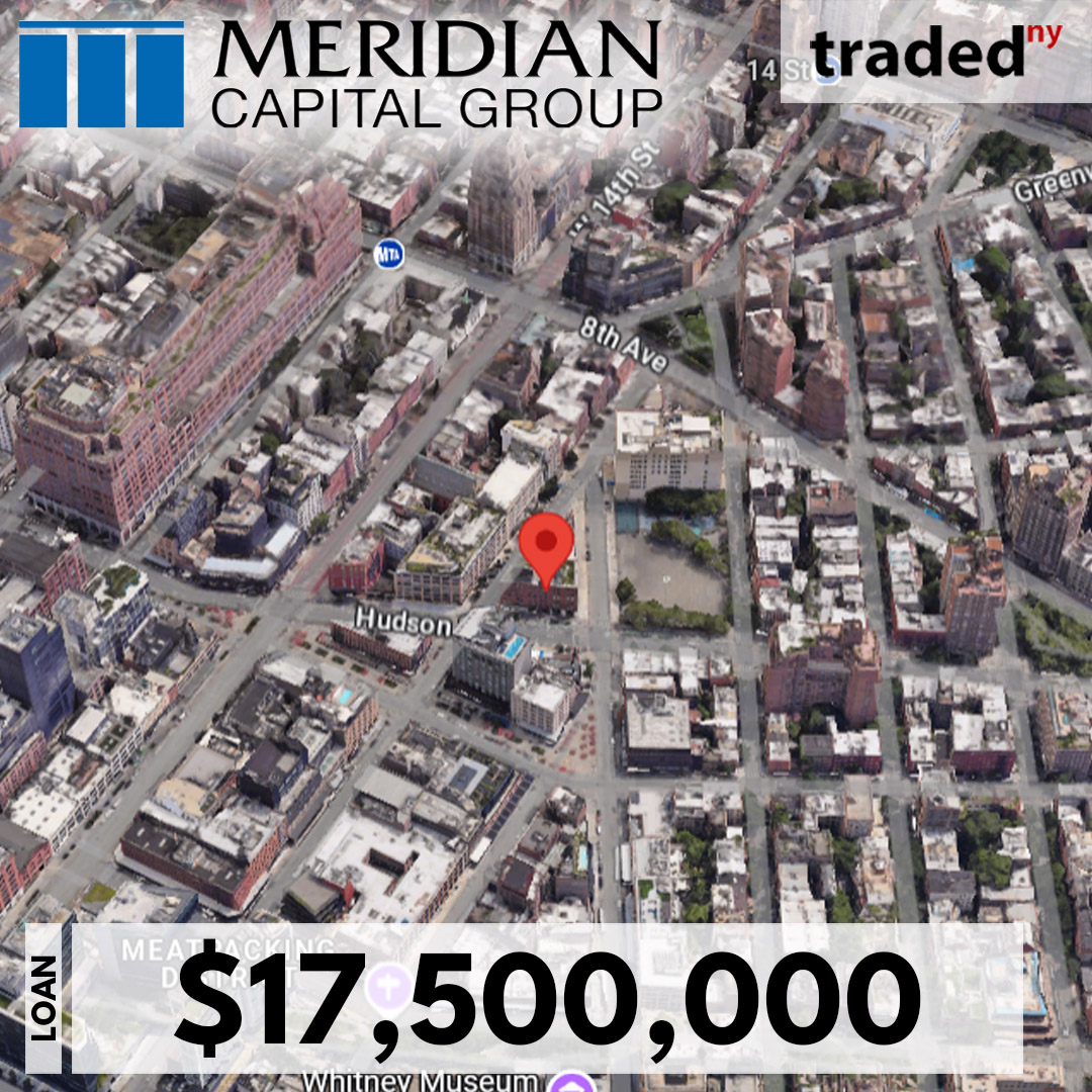 LOAN
DATE: 02/14/2025
ADDRESS: 652 Hudson Street
MARKET: West Village 
ASSET TYPE: Retail Co-Op ~ SF: 50,962

LENDER: Customer's Bank
BROKER: Carol Shelby - Meridian Capital Group 

LOAN AMOUNT: $17,500,000
LO...

View Post on Traded:traded.co/deals/new-york…