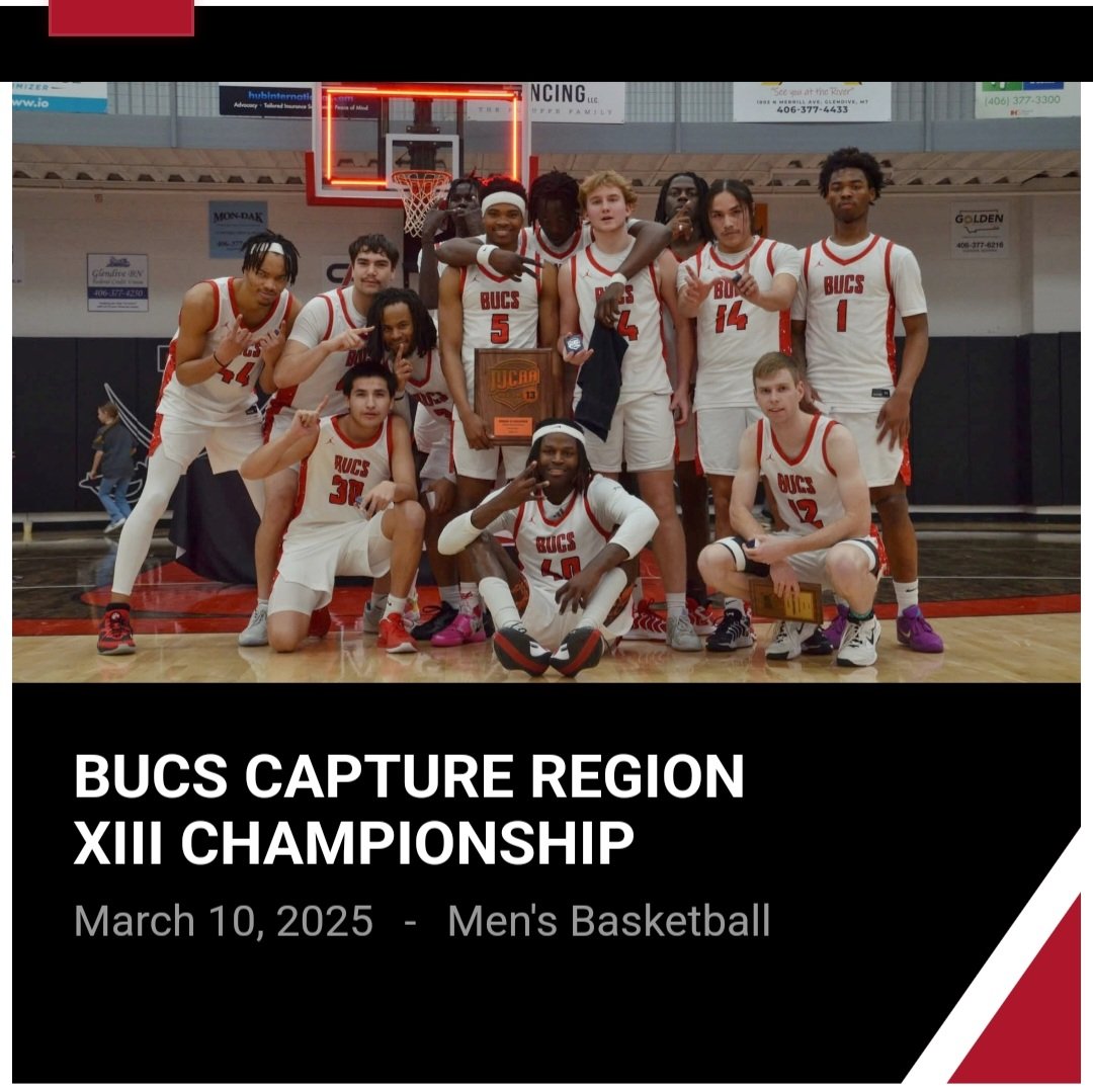 📣 Congrats! DCC Men’s Basketball Region XIII Champions!🏆This is the 4th time in 6 years the Bucs capture the region championship! 

🗓 The Bucs will host  Indian Hills CC on Saturday, March 15th at 6 PM