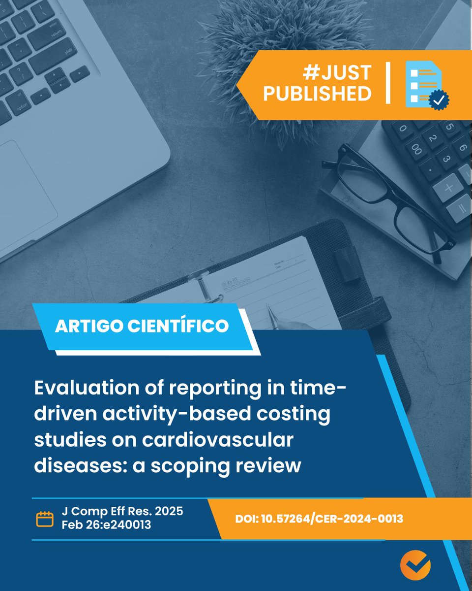 Artigo recém publicado! #JustPublished

Título: Evaluation of reporting in time-driven activity-based costing studies on cardiovascular diseases: a scoping review

Acesse: becarispublishing.com/doi/10.57264/c…