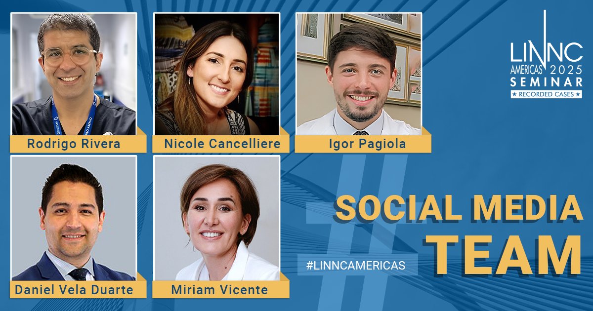 LINNC online 🧠 (@linnconline) on Twitter photo Exciting news! 🌟 Meet the stellar Social Media Team for #LINNCAMERICAS 2025, led by <a href="/neurofox/">Rodrigo Rivera</a>.
🚀 Follow Igor Pagiola, <a href="/DanielVelaMD/">Daniel Vela-Duarte, MD</a>, <a href="/mirivicente/">Miriam Vicente</a>, <a href="/NMCancelliere/">Nicole Cancelliere</a> and <a href="/LINNConline/">LINNC online 🧠</a> for live updates and exclusive content! 🎉 linnc.com/Course-informa… Exciting news! 🌟 Meet the stellar Social Media Team for #LINNCAMERICAS 2025, led by <a href="/neurofox/">Rodrigo Rivera</a>.
🚀 Follow Igor Pagiola, <a href="/DanielVelaMD/">Daniel Vela-Duarte, MD</a>, <a href="/mirivicente/">Miriam Vicente</a>, <a href="/NMCancelliere/">Nicole Cancelliere</a> and <a href="/LINNConline/">LINNC online 🧠</a> for live updates and exclusive content! 🎉 linnc.com/Course-informa…