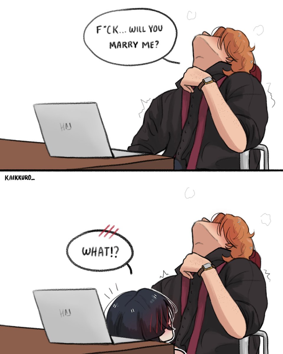 kaikkuro_'s tweet image. Really? right now?
#chiscara