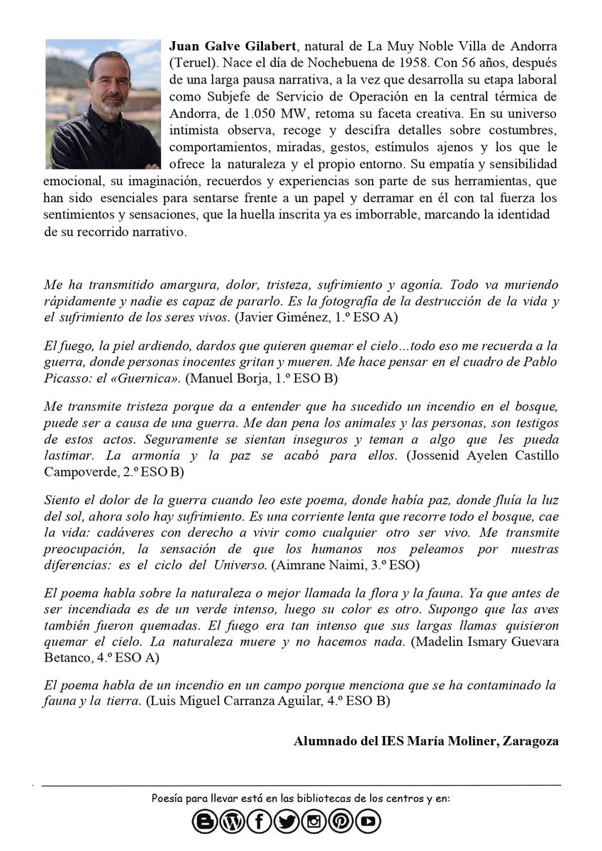 Poesía para llevar (@poesiaxrallevar) on Twitter photo N.º 13 F «La guitarra» de Federico García Lorca es el poema seleccionado por el IES Miralbueno. <a href="/IESMiralbueno/">IES MIRALBUENO</a> poesiaparallevar.catedu.es/n-o-13-f-la-gu… N.º 13 F «La guitarra» de Federico García Lorca es el poema seleccionado por el IES Miralbueno. <a href="/IESMiralbueno/">IES MIRALBUENO</a> poesiaparallevar.catedu.es/n-o-13-f-la-gu…