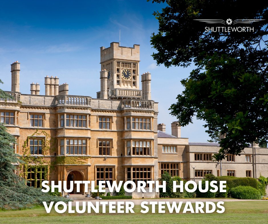 ShuttleworthTru's tweet photo. Fancy joining our fantastic team of volunteers? We're currently looking for

Shuttleworth House Volunteer Stewards 🏨
Volunteer Swiss Garden Conservator 🌲
Volunteer Airfield Stewards 🦺
Volunteer Grounds Team 🚜
SVAS Trailer Volunteers 🗣️

To apply, simply follow the link in bio https://t.co/nrzmUMmvZa