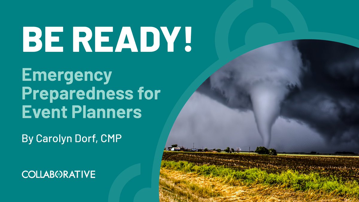 Planning an event? Don’t forget about emergency preparedness! In Collaborative’s latest blog, Carolyn Dorf, shares some essential tips on creating an effective emergency plan to ensure the safety of your attendees. Read more: bit.ly/4krgoai