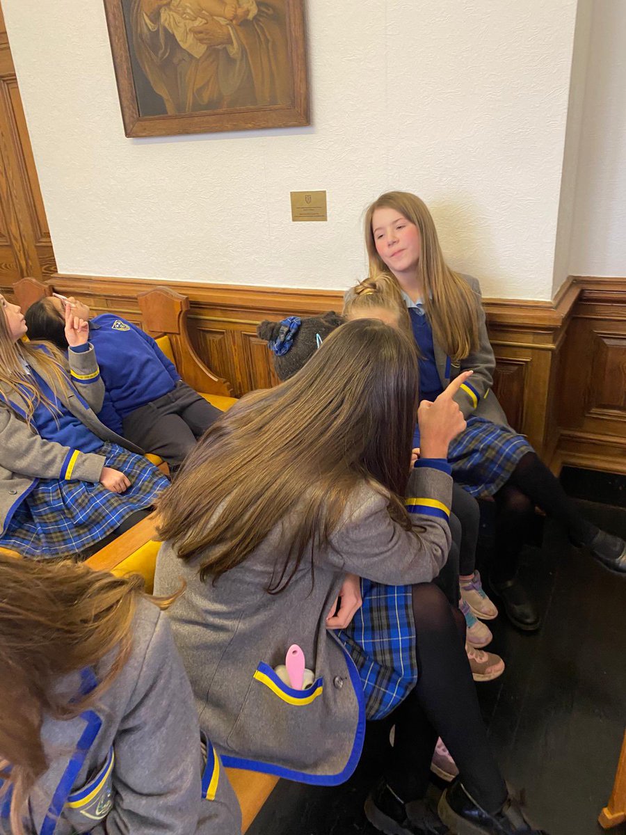 primary_head's tweet image. Pupils from Primary 1, Primary 2 and S1 joined each other today to do the Stations of the Cross in the Notre Dame Oratory. It was a lovely service and the older pupils showed such care towards the young ones.#FernhillFamily