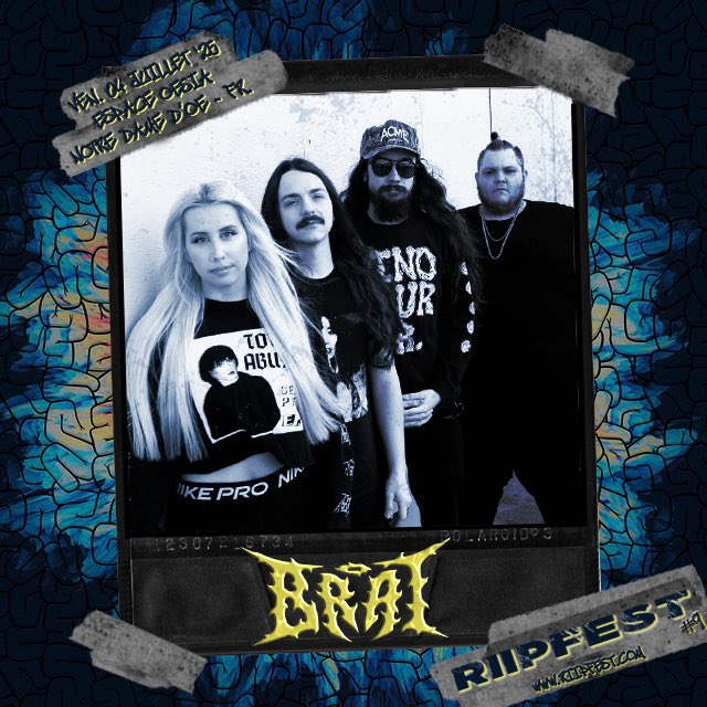 ⭐️ @brat_band ⭐️
Bimboviolence / 🇺🇸 
📌 @riipfest IX
📣🔜 Oésia 🇫🇷 // ven. 04 Juillet 2025
☑️ tinyurl.com/RIIPfestix
.
.
.
#riipfest #brat #powerviolence #deathmetal #metalband #metalmusic #extrememusic #hxc #hardcoreshow #riipfest2025 #toursmaville #musicfestival