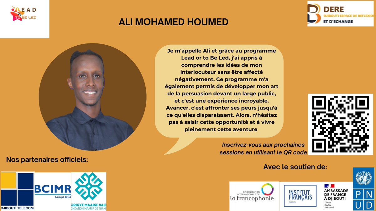 DERE INSTITUTE ''Lead or to be led" Nous vous présentons le jeune Ali en vous invitant à revivre la soirée de l’espace d’argumentation « Confrontation argumentée »
👉youtu.be/w7rVTjEbNfg?si…