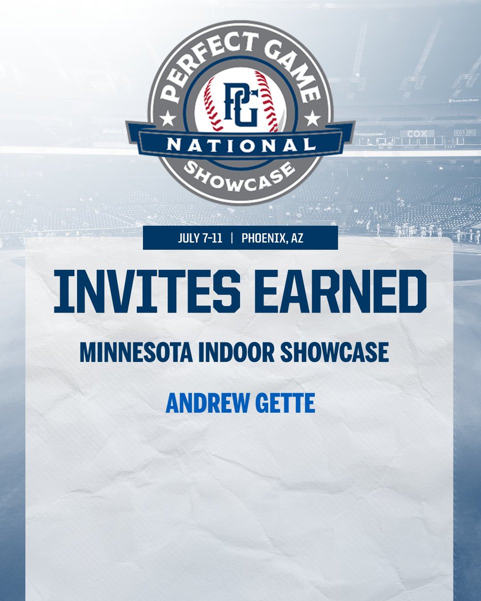 PG Showcases (@pgshowcases) on Twitter photo ๐จNATIONAL INVITES EARNED๐จ
Congrats to the below players who earned their National Invite from the Minnesota Indoor Showcase last weekend in Savage, MN!
<a href="/PGMidwestBB/">Perfect Game Midwest Baseball</a> <a href="/PG_Scouting/">Perfect Game Scout</a> <a href="/PerfectGameUSA/">Perfect Game USA</a>
Find a showcase near you for a chance to earn your invite ๐๐๐ ๐จNATIONAL INVITES EARNED๐จ
Congrats to the below players who earned their National Invite from the Minnesota Indoor Showcase last weekend in Savage, MN!
<a href="/PGMidwestBB/">Perfect Game Midwest Baseball</a> <a href="/PG_Scouting/">Perfect Game Scout</a> <a href="/PerfectGameUSA/">Perfect Game USA</a>
Find a showcase near you for a chance to earn your invite ๐๐๐