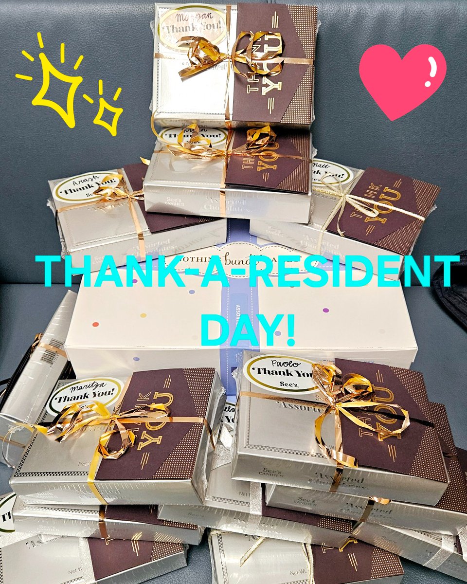 Our residents enjoyed some sweets to celebrate #ThankAResidentDay, which was on February 28. We thank our residents for being an integral part of health care and becoming the future of neurological surgery.