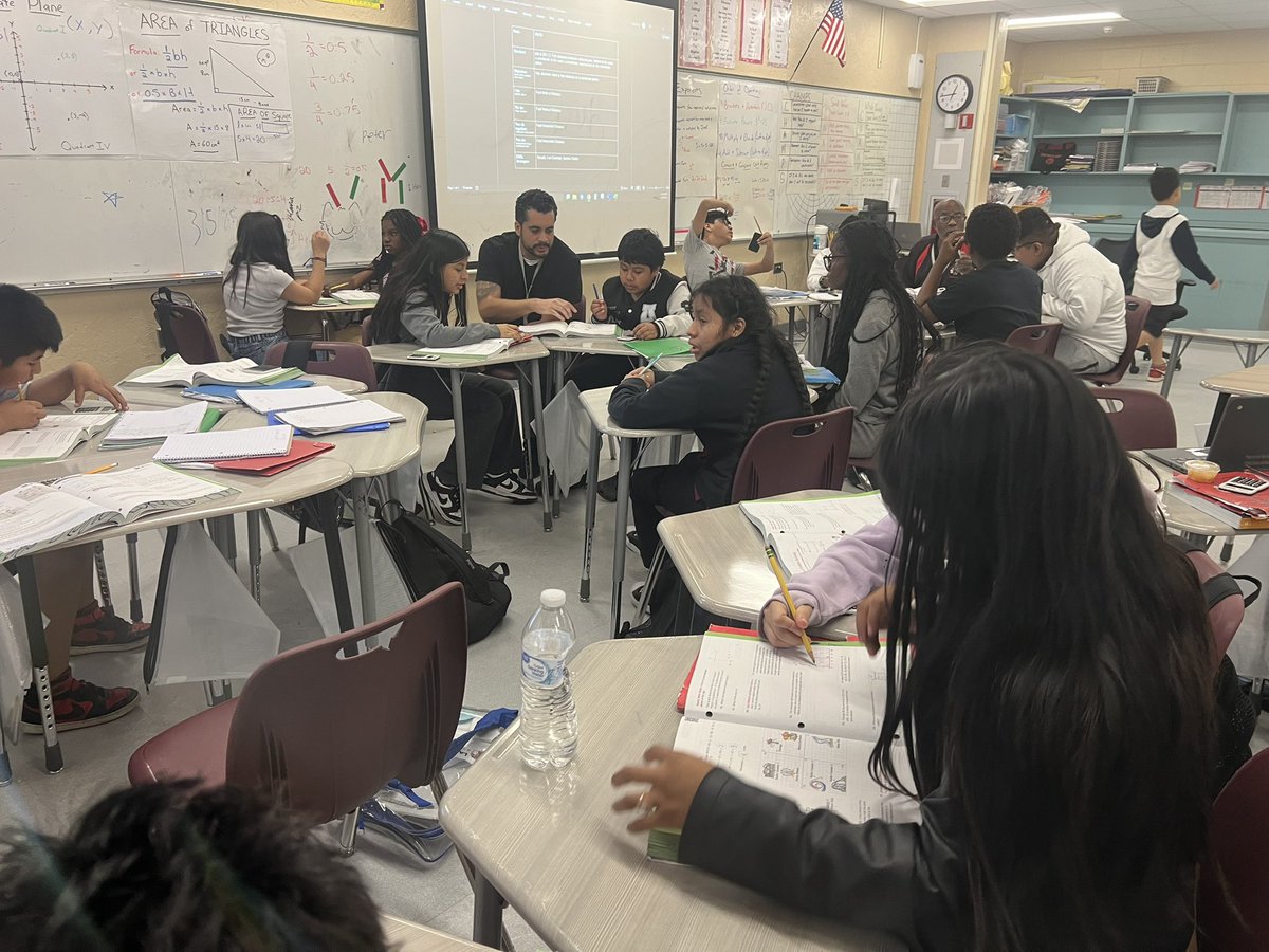 LWMSWarriors's tweet image. Small group instruction in action! ✨📚 Mr. Ruiz led a dynamic math class with three teacher-led small groups, supported by our amazing staff! 🙌🔢 Engaged students, focused learning, and hands-on support—just the way we like it! 💡🔥 #WarriorMath #EngagedLearning…