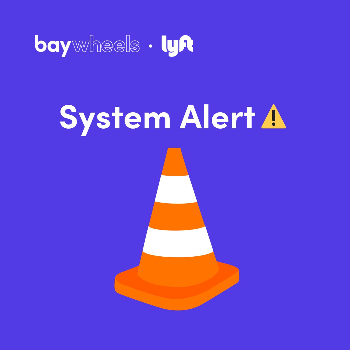 🚨Bay Wheels System Alert🚨

Please be advised that the Market/2nd Station will be offline and relocating to Sutter/Montgomery this Thursday, March 13. 

For your convenience, we recommend using the Sansome/Sutter station as an alternative that morning.
#BayWheels #SFTransit