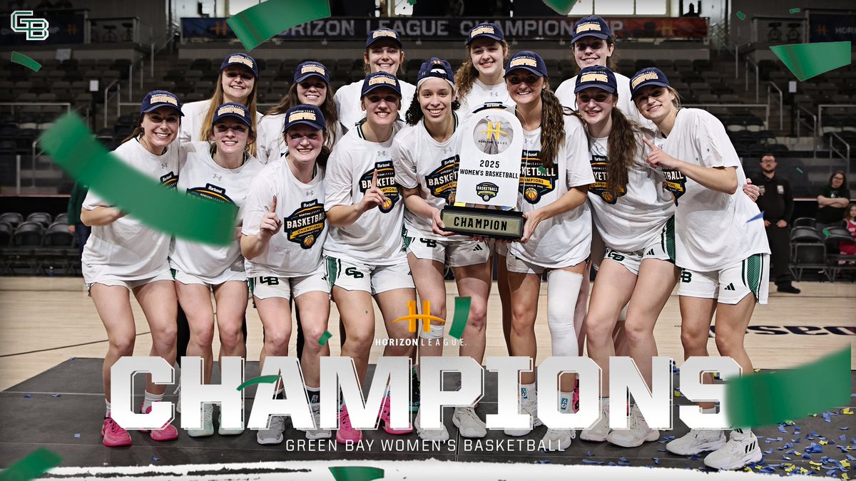 Green Bay Womenâs Basketball (@gbphoenixwbb) on Twitter photo FOR THE SECOND STRAIGHT YEAR, AND 18TH TIME IN PROGRAM HISTORY, WE ARE YOUR <a href="/HorizonLeague/">Horizon League</a> CHAMPIONS!!! đđ
#RiseWithUs FOR THE SECOND STRAIGHT YEAR, AND 18TH TIME IN PROGRAM HISTORY, WE ARE YOUR <a href="/HorizonLeague/">Horizon League</a> CHAMPIONS!!! đđ
#RiseWithUs