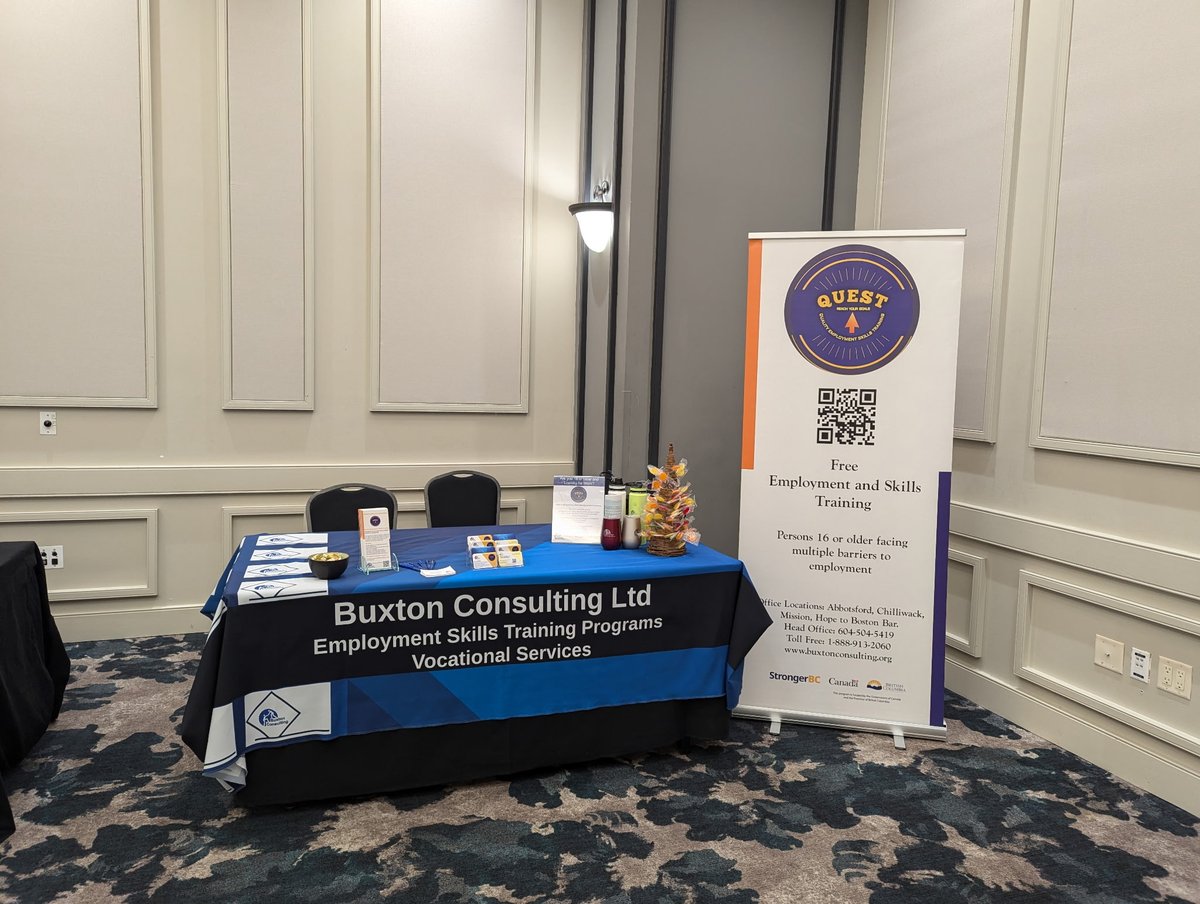 We're at the Work BC Fraser Valley Career Fair at the Abbotsford Clarion Hotel &amp; Conference Centre! Stop by our booth to explore our exciting programs and grab a chance to win some awesome prizes!