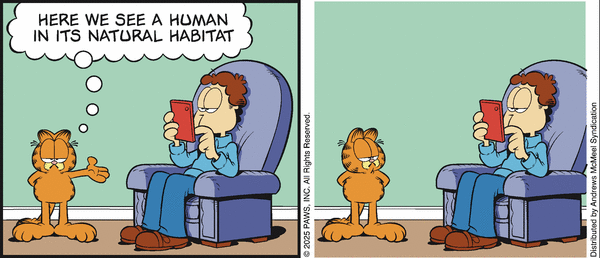 garfield without the third panel tweet media