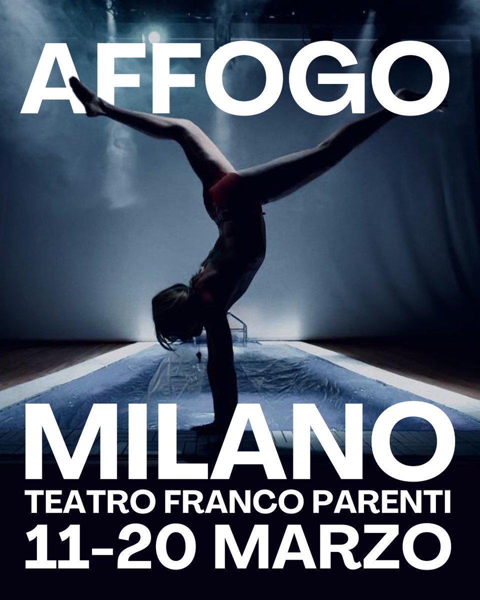 Da stasera "Affogo", lo spettacolo di Dino Lopardo prodotto da #GommalaccaTeatro, è in scena al Teatro Franco Parenti di #Milano.

🎟 Biglietti: teatrofrancoparenti.it/spettacolo/aff…