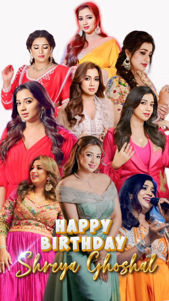 💐 𝙃𝙖𝙥𝙥𝙮 𝘽𝙞𝙧𝙩𝙝𝙙𝙖𝙮🎂 𝙈𝙚𝙡𝙤𝙙𝙮 𝙌𝙪𝙚𝙚𝙣 🎶𝙎𝙝𝙧𝙚𝙮𝙖 𝙂𝙝𝙤𝙨𝙝𝙖𝙡 🩷😘

#HappyBirthdayShreyaGhoshal