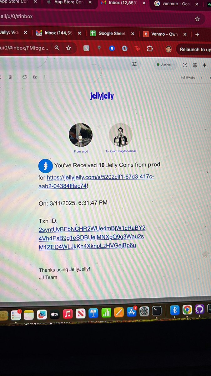 Just got my first tip from a jelly user I met through our coin and is on our spaces rn. That’s just