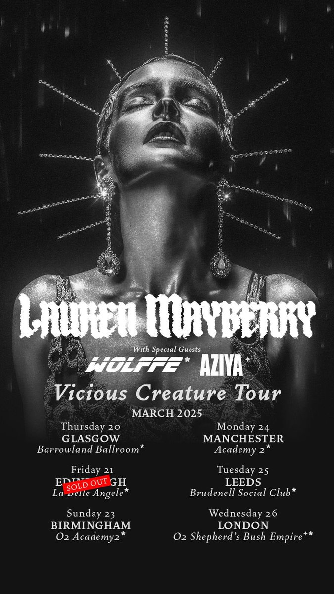 Lauren Mayberry (@laurenevemay) on Twitter photo Hello from my few days of couch before tour starts again next week. Kicking things off back home at <a href="/TheBarrowlands/">Barrowland Ballroom</a> on Thursday! ticketmaster.co.uk/lauren-mayberr… Hello from my few days of couch before tour starts again next week. Kicking things off back home at <a href="/TheBarrowlands/">Barrowland Ballroom</a> on Thursday! ticketmaster.co.uk/lauren-mayberr…