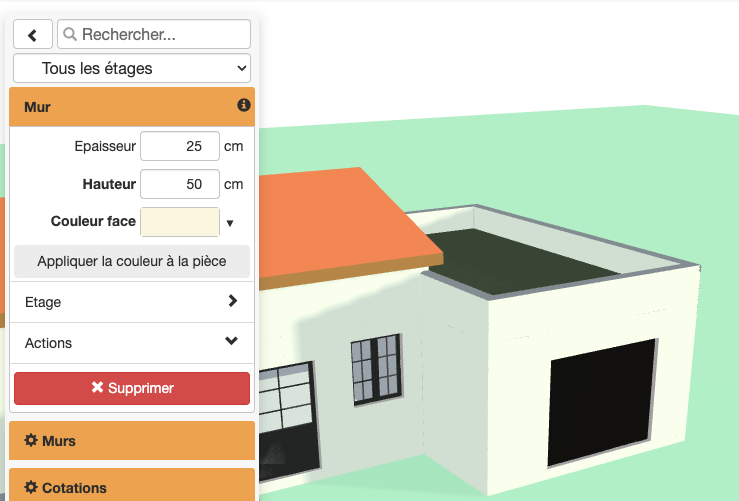 archifacile's tweet photo. Il est désormais possible d’ajuster la hauteur des murs directement dans la vue 3D. Cette fonctionnalité est utile pour représenter avec précision des éléments tels qu’un acrotère ou une clôture.

Plus d'information ici : https://t.co/Wd3lZNFB0e https://t.co/5pGcyAnKCC
