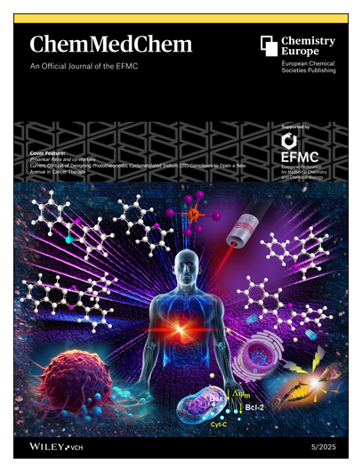 Chemistry Europe (@chemeurope) on Twitter photo #ChemMedChem #OnTheCover Current Context of Designing Phototheranostic Cyclometalated Iridium (III) Complexes to Open a New Avenue in Cancer Therapy (Priyankar Paira and co-workers) <a href="/PriyankarP11386/">Priyankar Paira</a> onlinelibrary.wiley.com/doi/10.1002/cm… • onlinelibrary.wiley.com/doi/10.1002/cm… #ChemMedChem #OnTheCover Current Context of Designing Phototheranostic Cyclometalated Iridium (III) Complexes to Open a New Avenue in Cancer Therapy (Priyankar Paira and co-workers) <a href="/PriyankarP11386/">Priyankar Paira</a> onlinelibrary.wiley.com/doi/10.1002/cm… • onlinelibrary.wiley.com/doi/10.1002/cm…