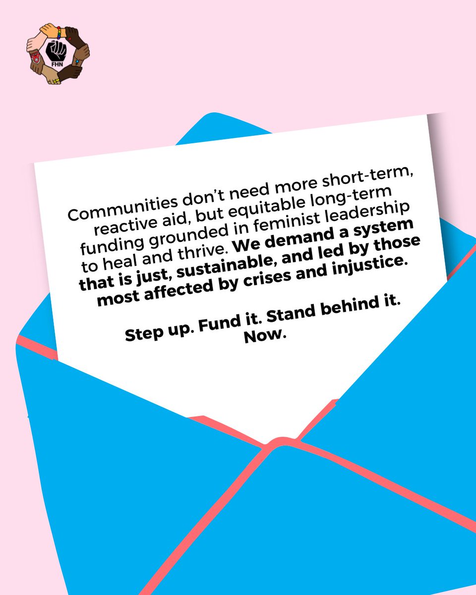 🚨 An Urgent Call to Donors &amp; Governments

Feminist movements are fighting. Will you stand with us?
Defunding frontline responders &amp; WROs must end. Fund real, just, lasting change.

📢 Read, sign &amp; share the open letter.

🔗 tr.ee/HYHzOt 

#FundFeministsNow