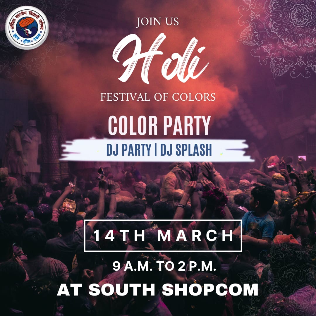 🌸✨ Celebrate the Festival of Colors with Joy &amp; Tradition! ✨🌸

Join us for a vibrant Holi celebration filled with colors, music, and festive spirit! Let’s come together to embrace the essence of this beautiful tradition.