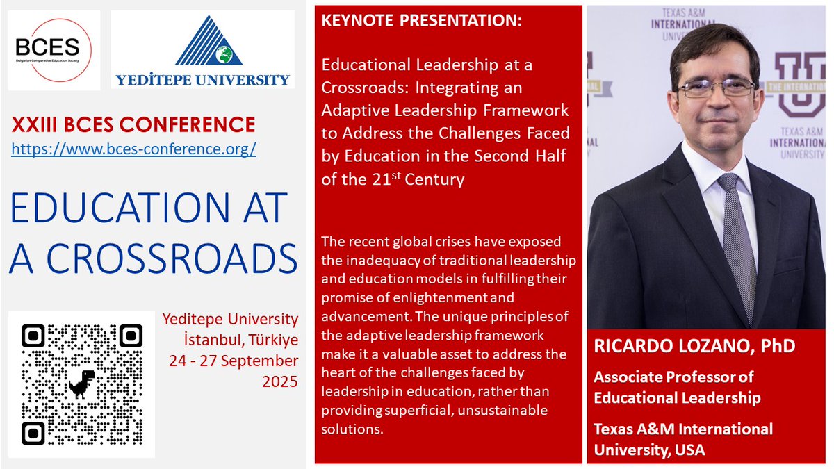 Meet our Keynote Speakers
Education at a Crossroads. XXIII BCES Annual International Conference
info@bces-conference.org
bces-conference.org