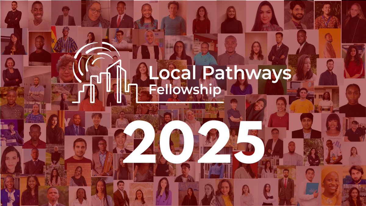 Local Pathways Fellowship (@localpathways) on Twitter photo We are thrilled to welcome an inspiring group of young leaders to the Local Pathways Fellowship (LPF) 2025 Cohort! 
π± Stay tuned as we share their stories, insights, and groundbreaking initiatives!
Learn more about their work here: localpathways.org/new-page-3
#LPF2025   #SDG11 We are thrilled to welcome an inspiring group of young leaders to the Local Pathways Fellowship (LPF) 2025 Cohort! 
π± Stay tuned as we share their stories, insights, and groundbreaking initiatives!
Learn more about their work here: localpathways.org/new-page-3
#LPF2025   #SDG11