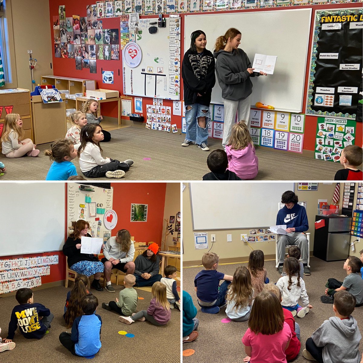 ClintonPreschoo's tweet image. &quot;Shoutout to Mrs. Warwick and her senior English class for sharing their amazing original books during March is Reading month! 🎉 Thank you! @ClintonPreschoo @CCSredwolves