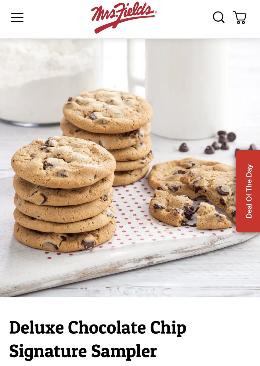 GIVEAWAY:
If Mrs. Fields wins at any point the rest of the season, I’ll pick one (1) person who RTs + Likes this to send a box of 12 Deluxe Mrs. Fields chocolate chip cookies. 🍪

(Must be in continental U.S.)

#NJDevils