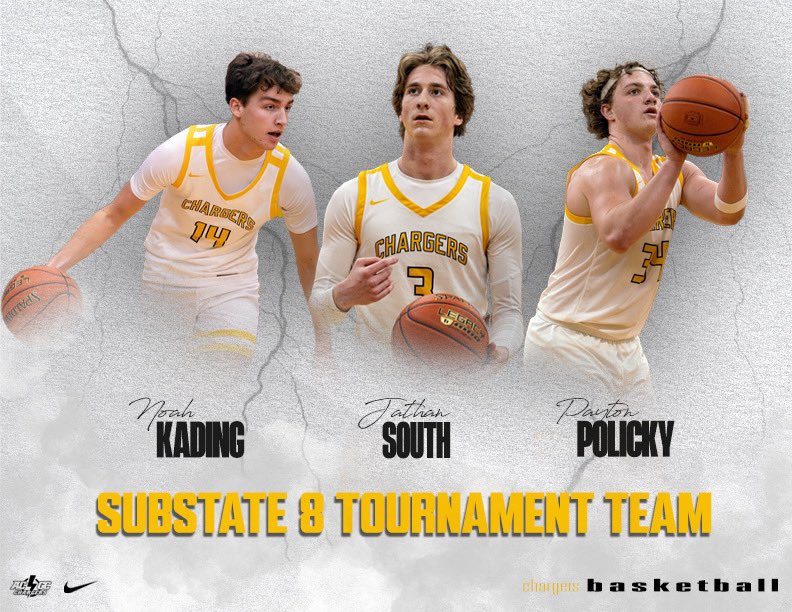 ACGC Boys Basketball (@chargerhoops) on Twitter photo Congratulations to seniors <a href="/noahkading07/">Noah Kading</a>, <a href="/Jathan_South/">Jathan South</a>, and <a href="/PaytonPolicky/">Payton Policky</a> on being All Sub-State selections for Class 1A, Substate 8. #iahsbkb Congratulations to seniors <a href="/noahkading07/">Noah Kading</a>, <a href="/Jathan_South/">Jathan South</a>, and <a href="/PaytonPolicky/">Payton Policky</a> on being All Sub-State selections for Class 1A, Substate 8. #iahsbkb