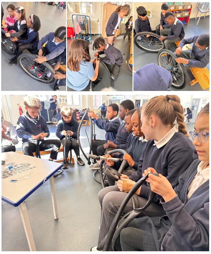 Pedal Power! 🚲 Year 4 and 5 students had a blast in the Fix-a-Bike workshop, where they learned essential skills like repairing punctures, pumping tyres, and fixing chains and brakes. A great way to keep their bikes in top shape and boost their confidence on the road!