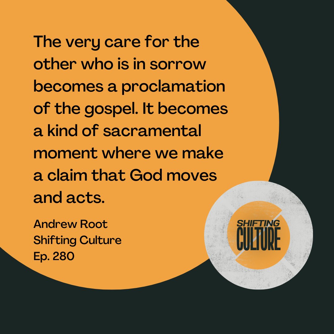shiftingculturepodcast (@shiftingcultur2) on Twitter photo In a world fracturing between ideology and isolation, evangelism becomes an act of radical empathy: meeting each other in sorrow, without agenda, where the sacred breathes between human wounds.
New episode with <a href="/RootAndrew/">Andrew Root</a> on <a href="/shiftingcultur2/">shiftingculturepodcast</a>
episodes.fm/1566243892?vie… In a world fracturing between ideology and isolation, evangelism becomes an act of radical empathy: meeting each other in sorrow, without agenda, where the sacred breathes between human wounds.
New episode with <a href="/RootAndrew/">Andrew Root</a> on <a href="/shiftingcultur2/">shiftingculturepodcast</a>
episodes.fm/1566243892?vie…