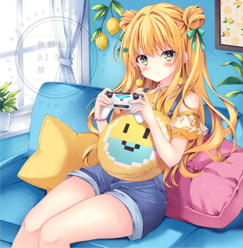meronchan137's tweet photo. お友達の緋流華音様(@hiryuukanon)にご依頼をしたところFA(#meronchart)として描いてくださいましためちゃかわちゃんめろです˚‧º·(´ฅωฅ｀)‧º·˚🍋🍀リボンついてる可愛い😢✨色んなパターンも頂いて嬉しすぎるのでたくさん使わせて頂きます！！本当にありがとう…！！✨
それにしても可愛い過ぎる😭💛 https://t.co/duo5mm8xhc