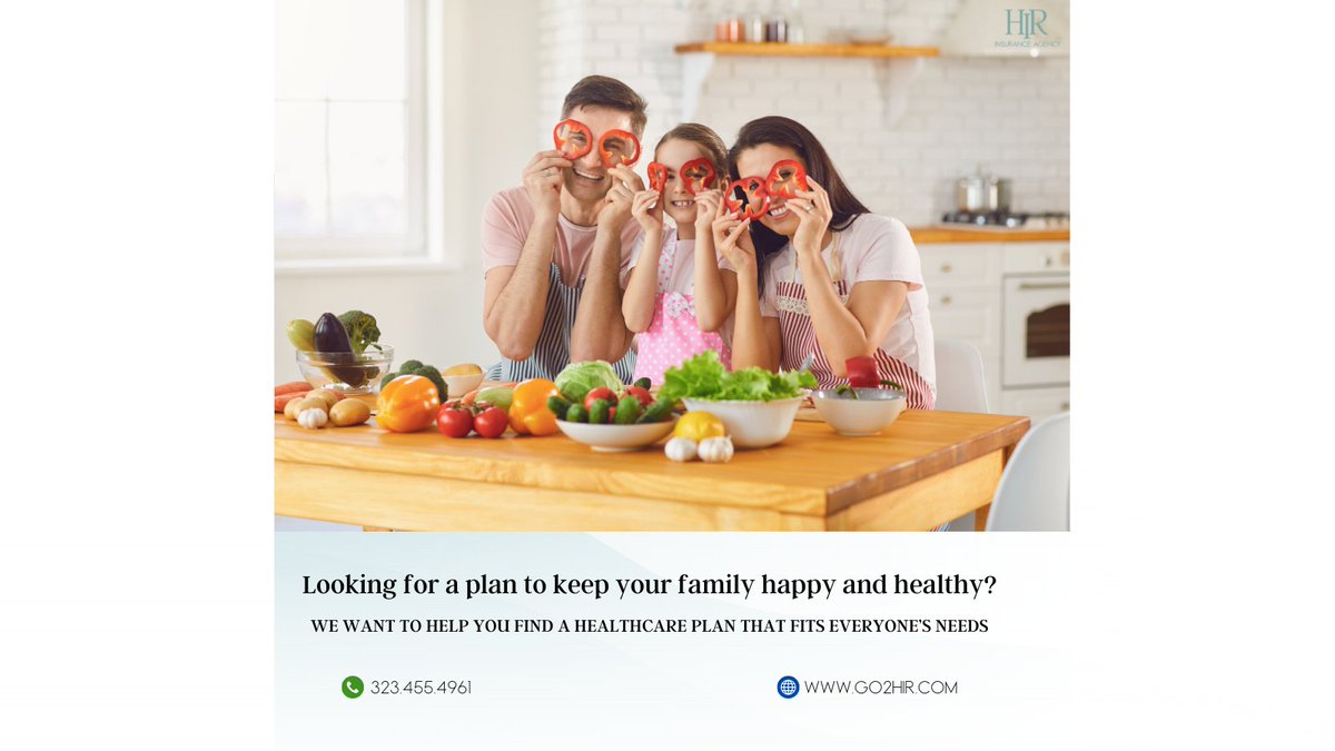 HIRInsurance's tweet image. Looking for health insurance coverage for your family? We offer a variety of health insurance plans tailored to meet the unique needs of your family. 

📞323.455.4961 📱 GO2HIR.COM