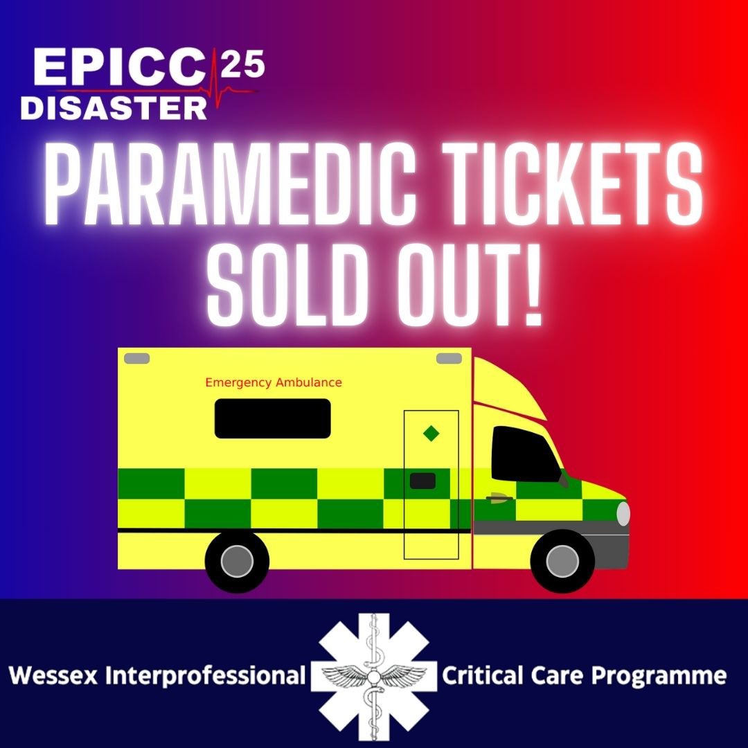 Wow, student paramedic tickets are sold out!🚑

But don’t worry! We’ve added x5 more student paramedic tickets so you don’t miss out :)🔥

If you are interested click on the link in our bio to buy your ticket!🤩