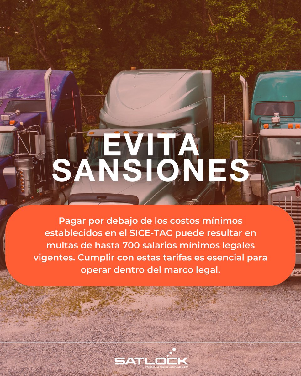 SatlockLatam's tweet photo. 📢¿Por qué es importante para transportadores y empresas de carga?
🔹 Evita multas y sanciones.
🔹 Garantiza operaciones legales y transparentes.
🔹 Optimiza la planeación logística y la gestión de costos.
Síguenos para más contenido útil sobre transporte y logística
#Satlock https://t.co/hS0puDy5po