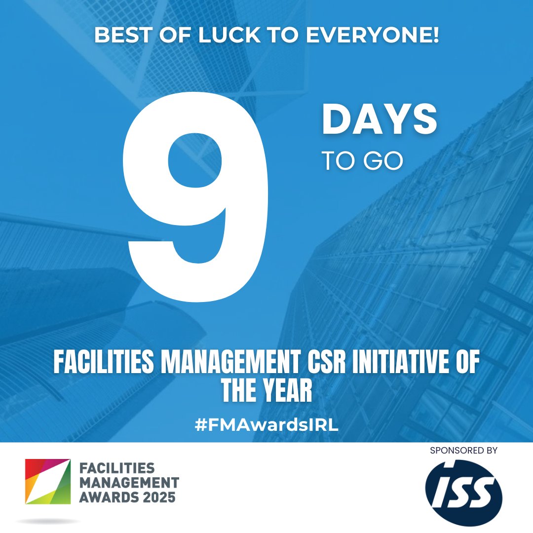 The team at ISS Ireland Ltd. is excited to discover who will take home the coveted awards at Facilities Management Awards 2025 on March 20, 2025 at The Radisson Blu, Royal Convention Centre, Dublin.

From all of us at ISS Ireland Ltd., we look forward to celebrating with you! 🎉