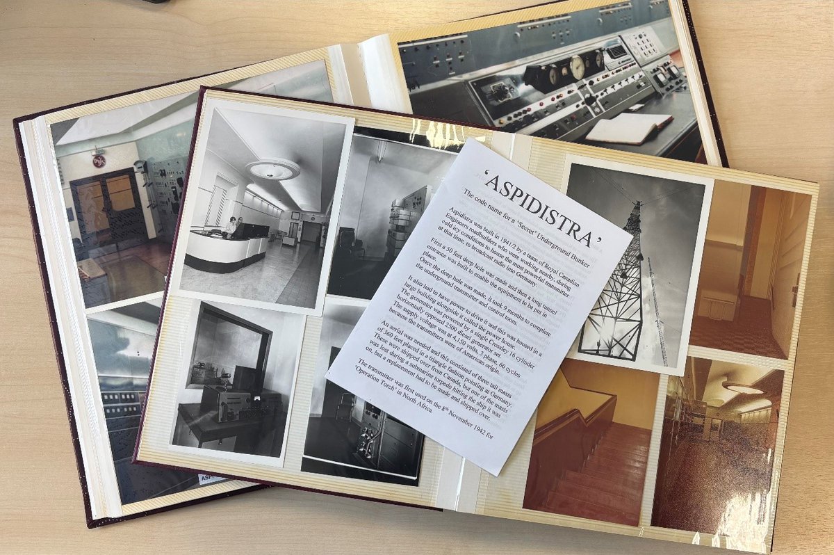 Read about the role the Aspidistra Radio Masts played in WWII and discover what's available in The Keep's research room in The Keep's latest newsletter. 

You can read it here: ow.ly/cgLL50VfH3h
Or you can subscribe here: ow.ly/mTaf50VfH3j