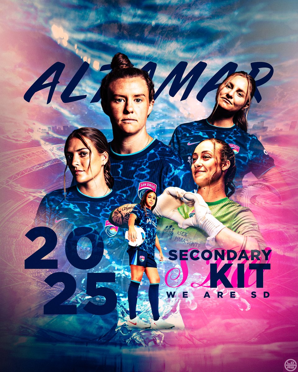 LDAWGraphics's tweet photo. :: ALTAMAR :: // @sandiegowavefc Secondary Kit '25 

#SDW #WeAreSD #VamosWave #NWSL #smsports https://t.co/wByz0RUGvu