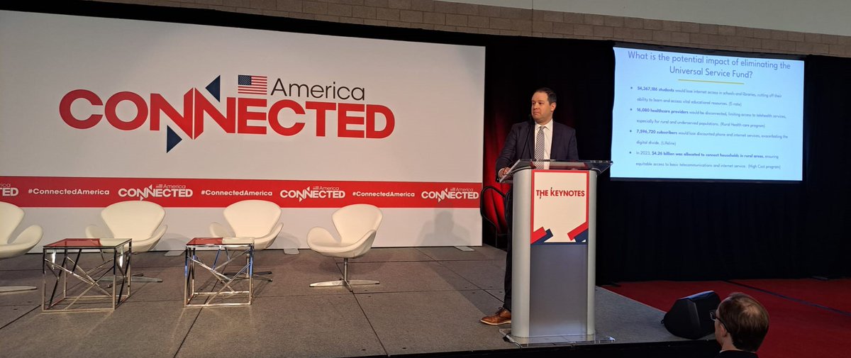 Total Telecom (@totaltelecom) on Twitter photo 🚀 What a fantastic start to #ConnectedAmerica 2025!
After opening remarks from Bradford Randall (Broadband Communities), we kicked off with a keynote from <a href="/VerizonBusiness/">Verizon Business</a> on ‘Enabling a Connected America’ featuring Daniel Lawson.
Next up, Joseph Wender (<a href="/SHLBCoalition/">SHLB Coalition</a> ) led a 🚀 What a fantastic start to #ConnectedAmerica 2025!
After opening remarks from Bradford Randall (Broadband Communities), we kicked off with a keynote from <a href="/VerizonBusiness/">Verizon Business</a> on ‘Enabling a Connected America’ featuring Daniel Lawson.
Next up, Joseph Wender (<a href="/SHLBCoalition/">SHLB Coalition</a> ) led a