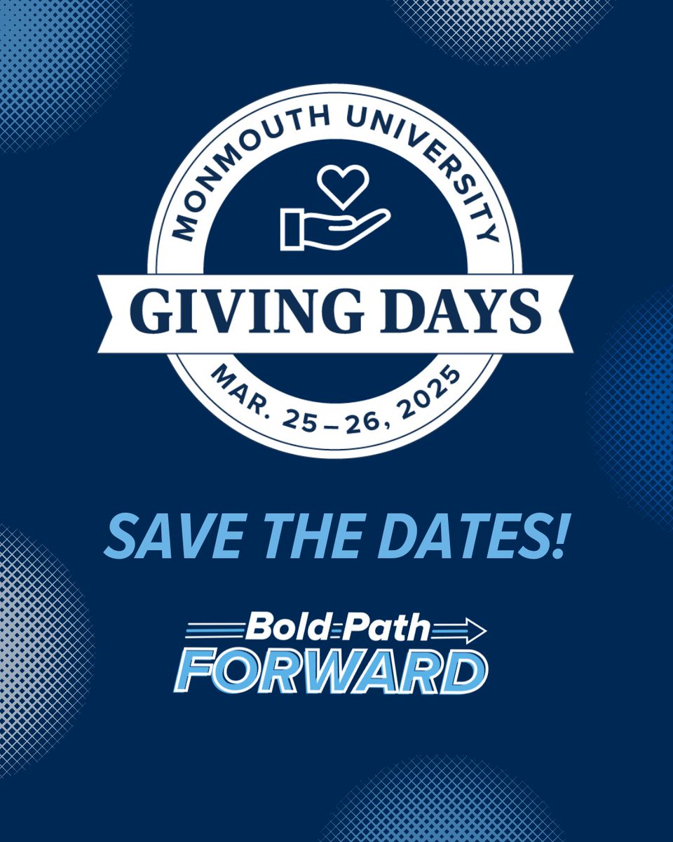 Monmouth Hawks (@monmouthhawks) on Twitter photo Two weeks out from #MonmouthGivingDays!
Join us as an ambassador today and help prepare to support our incredible student-athletes!
givingday.monmouth.edu Two weeks out from #MonmouthGivingDays!
Join us as an ambassador today and help prepare to support our incredible student-athletes!
givingday.monmouth.edu