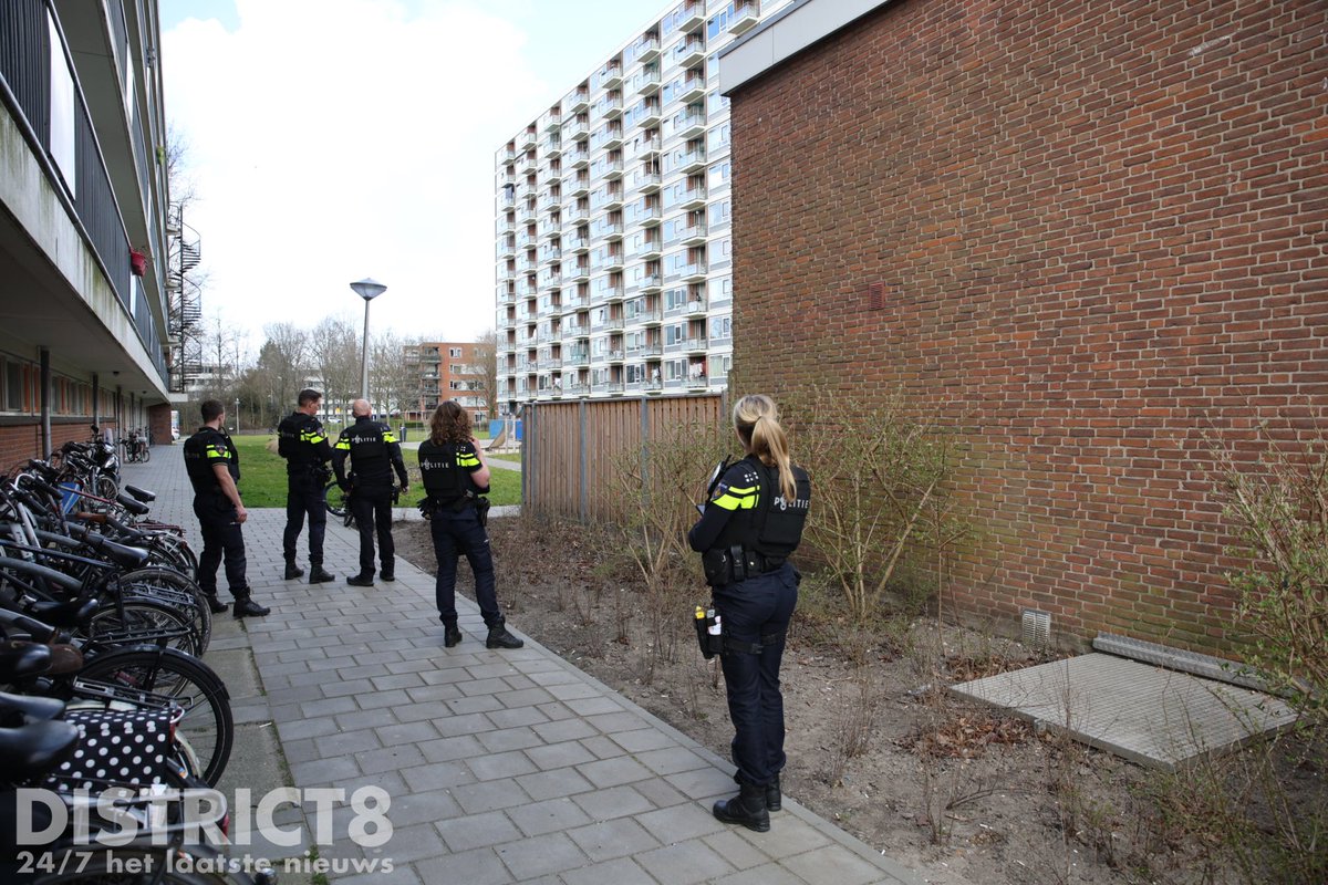 Schoten gelost in Poptahof Noord, Delft