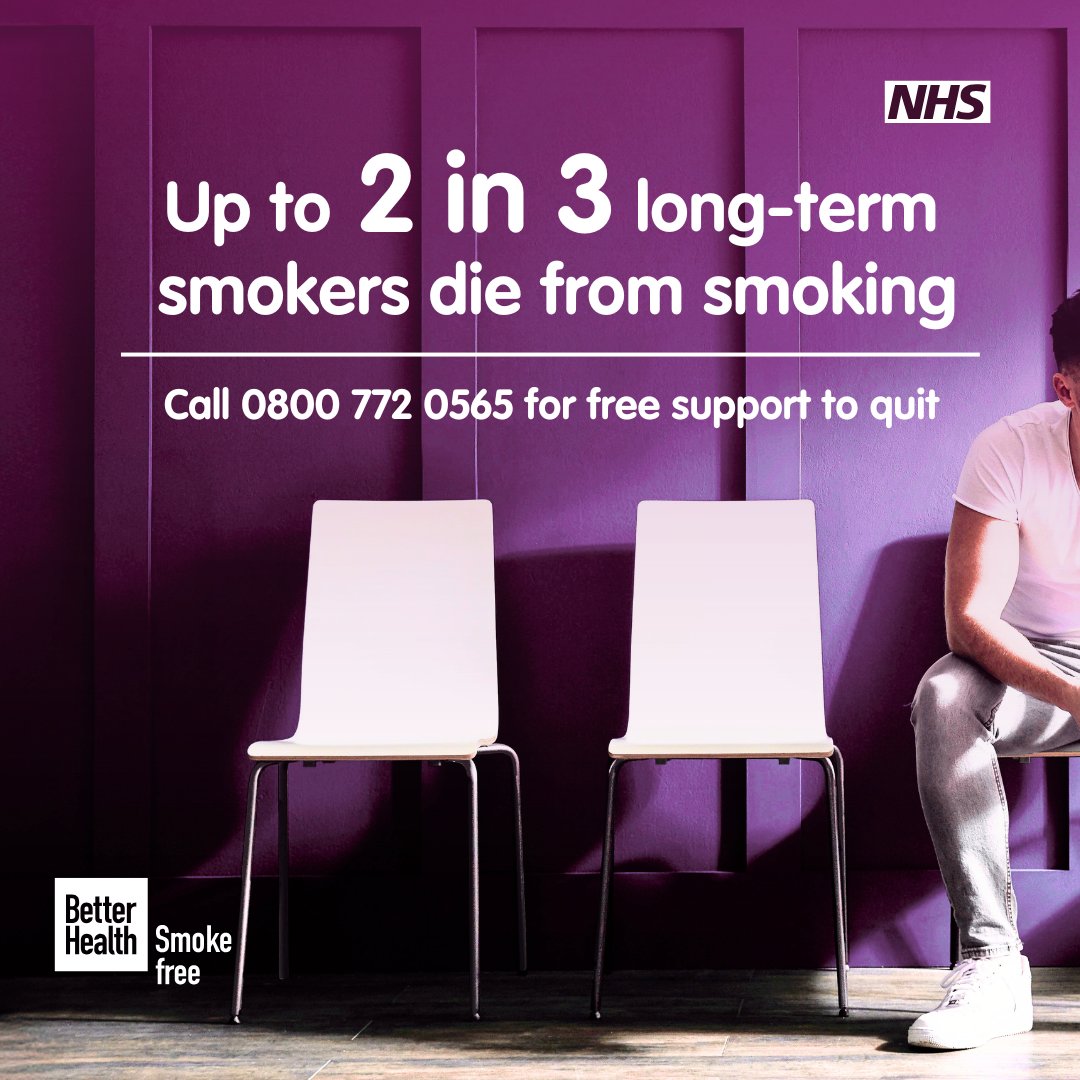 SF_CDurham's tweet photo. This No Smoking Day, take the first step to quitting by contacting us for free support. Call us on 0800 772 0565 or sign up online - https://t.co/PL42dVdAgp 💜

#NoSmokingDay #Durham https://t.co/7sMM0wStpo