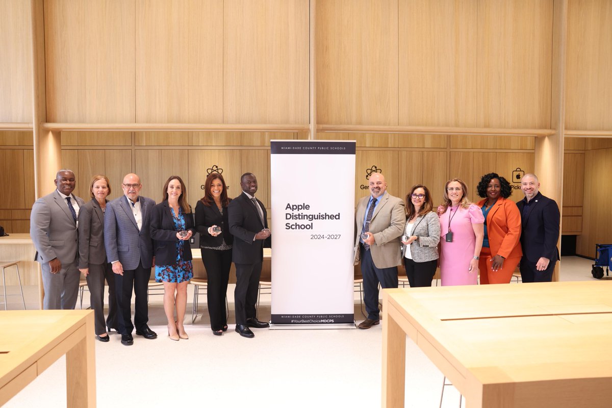 Jose L. Dotres, Ed.D. (@suptdotres) on Twitter photo At the Apple Distinguished Schools (ADS) awards event, celebrating innovation in education, I was proud to see six <a href="/MDCPS/">Miami-Dade Schools</a> schools recognized — a first for our district! The ADS awards honor schools using Apple technology to inspire creativity, collaboration, and critical At the Apple Distinguished Schools (ADS) awards event, celebrating innovation in education, I was proud to see six <a href="/MDCPS/">Miami-Dade Schools</a> schools recognized — a first for our district! The ADS awards honor schools using Apple technology to inspire creativity, collaboration, and critical
